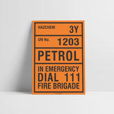 Custom Yard Signs,Petrol Hazchem Sign